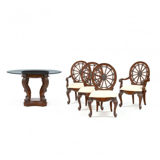 pulaski-classical-style-dining-set