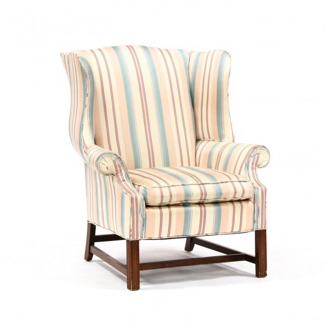 chippendale-style-wing-back-chair