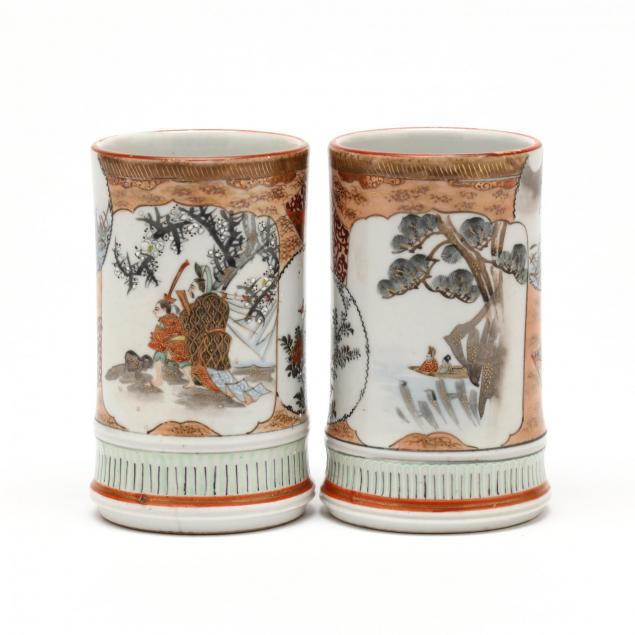 a-pair-of-japanese-kutani-porcelain-cylinder-vases