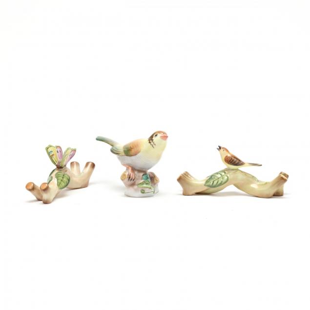 three-herend-porcelain-figures