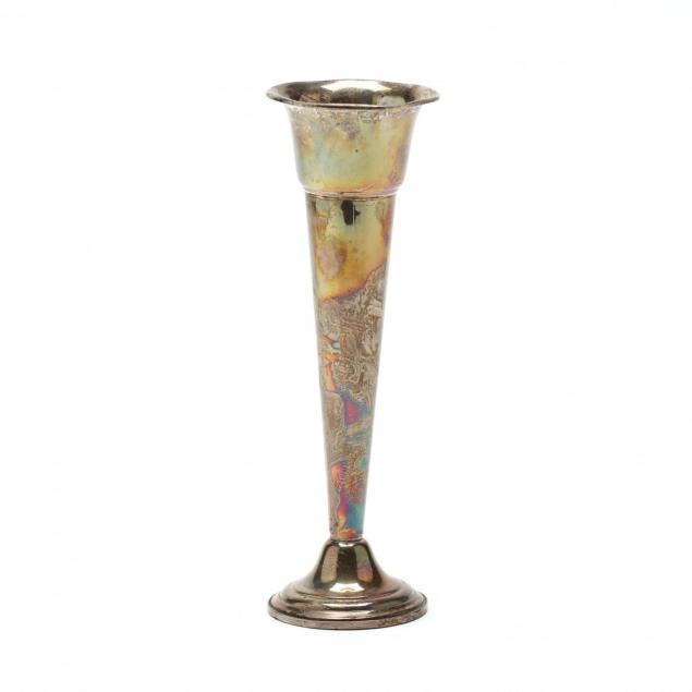 weighted-sterling-silver-trumpet-vase