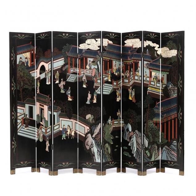 chinese-carved-and-lacquered-eight-panel-floor-screen