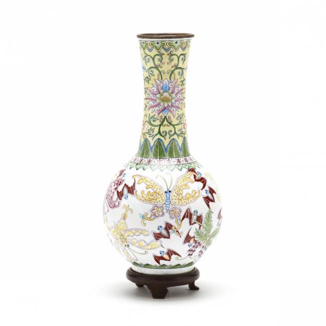 a-canton-enamel-vase