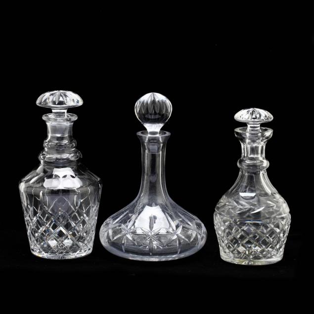 three-vintage-decanters