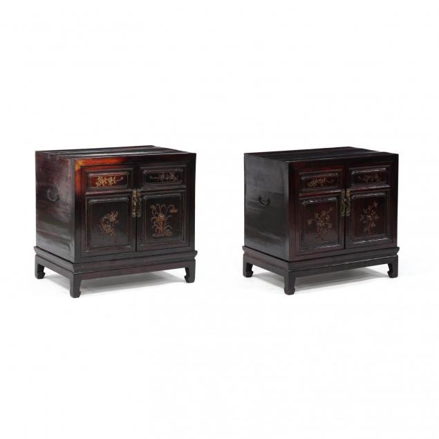 pair-of-chinese-carved-and-lacquered-low-cabinets