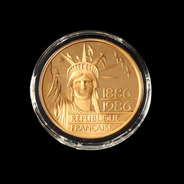 france-1986-statue-of-liberty-gold-100-francs