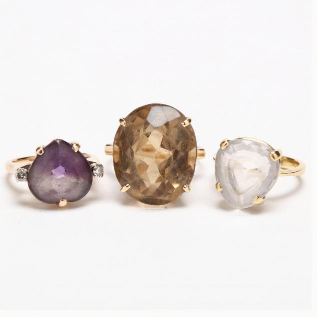 three-gold-and-quartz-earrings