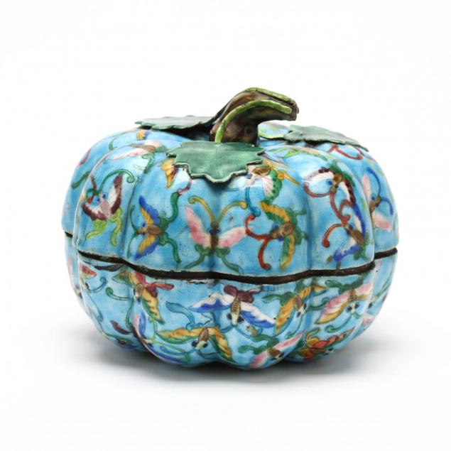 a-japanese-cloisonne-covered-pumpkin-gourd-jar