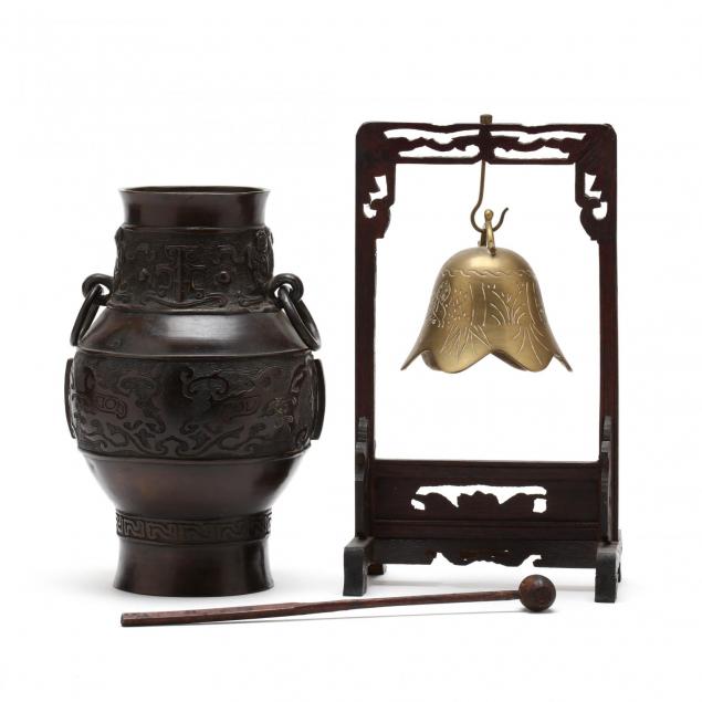 a-chinese-bronze-vase-and-bell