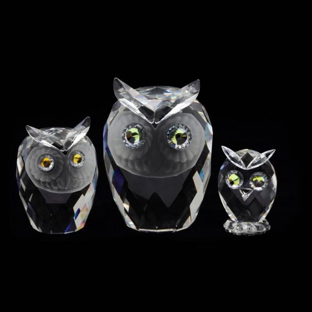 swarovski-three-crystal-owls