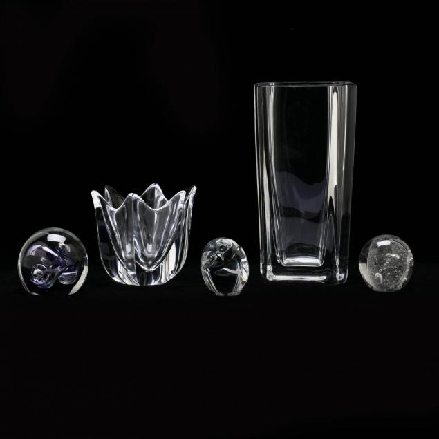 five-pieces-of-modern-art-glass
