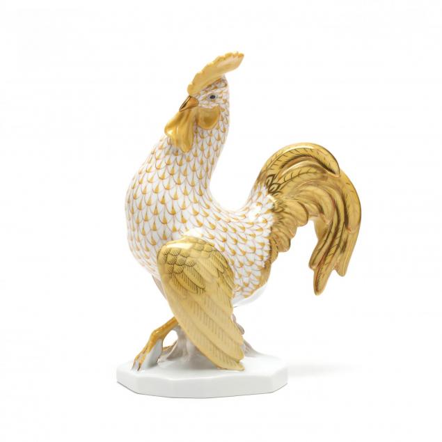 herend-cocky-rooster-porcelain-figure