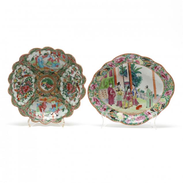 two-famille-rose-bowls