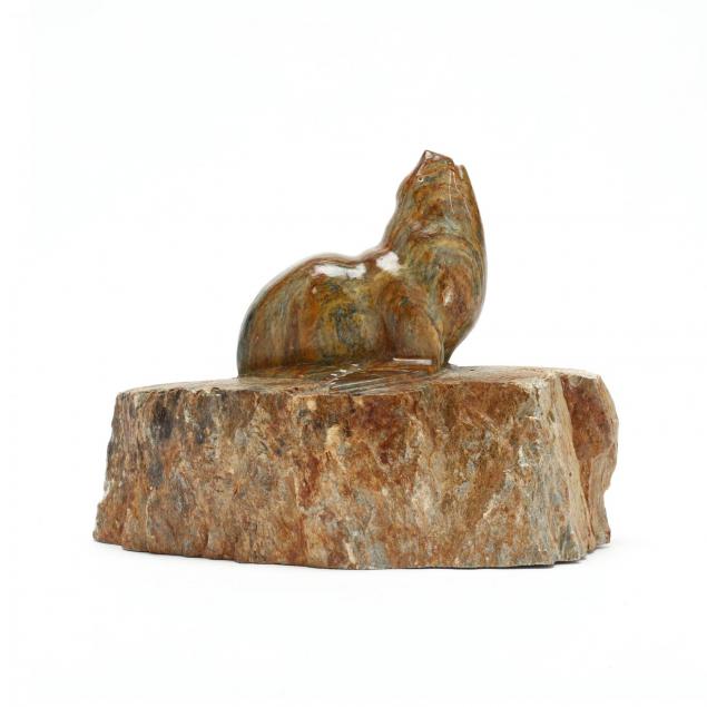 chuck-dupart-inuit-carving-of-a-sea-lion