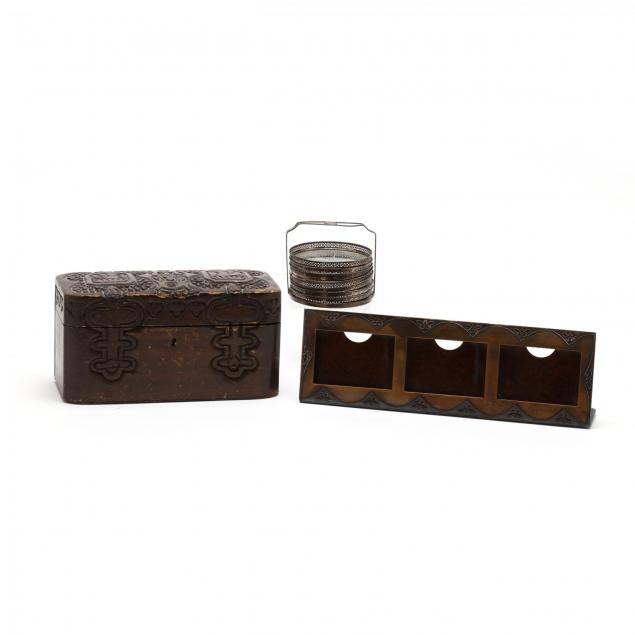 three-antique-desk-accessories