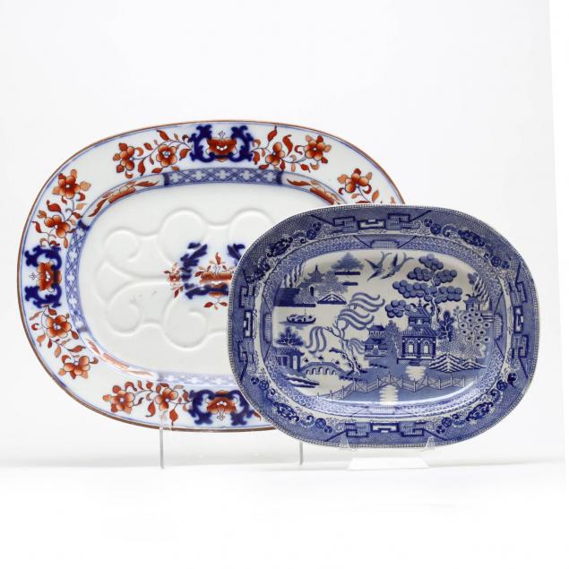two-continental-ironstone-serving-trays