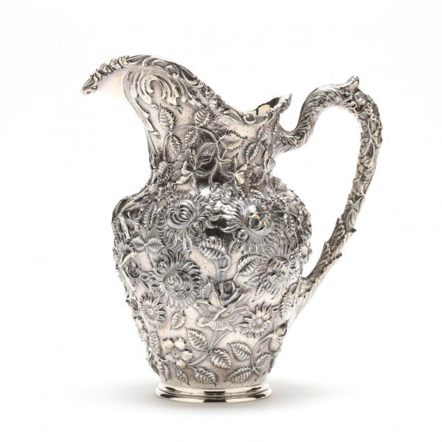 baltimore-rose-sterling-silver-water-pitcher