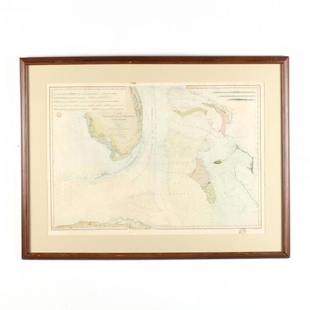 19th-century-french-sea-chart-of-the-bahamas-and-adjacent-areas
