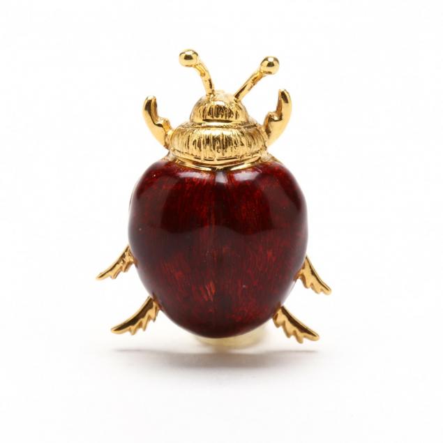 14kt-gold-and-enamel-beetle-brooch