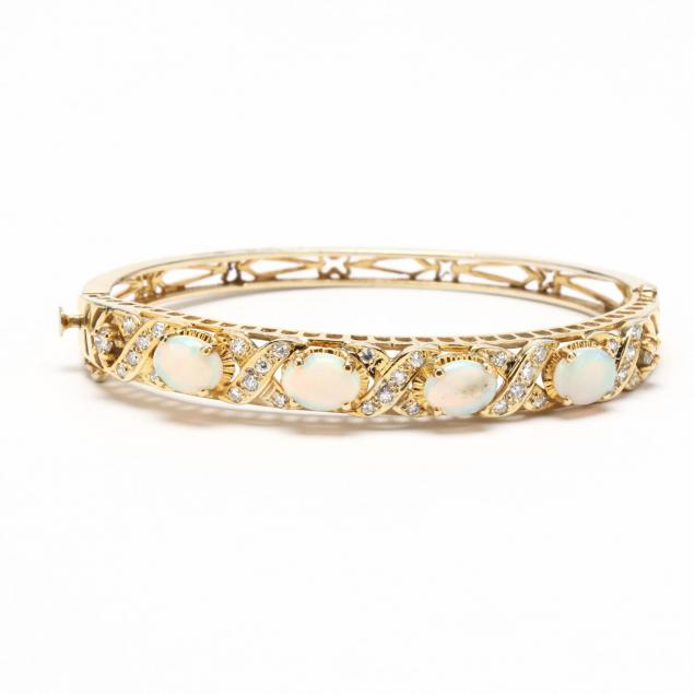 14kt-gold-opal-and-diamond-bracelet