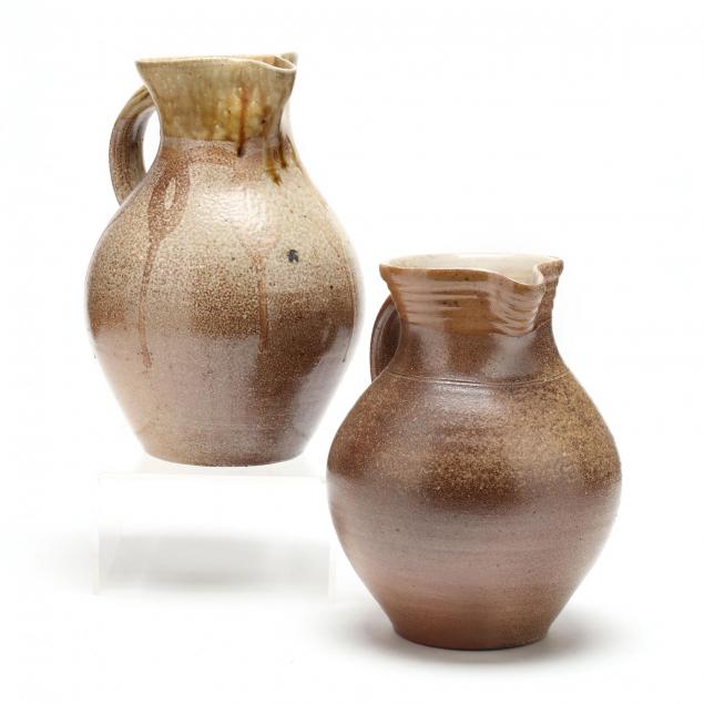 nc-pottery-mark-hewitt-two-pitchers