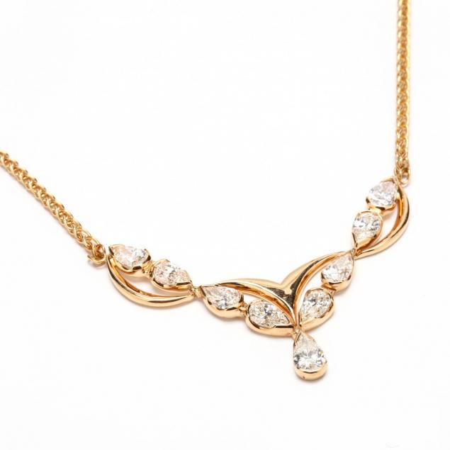 18kt-gold-and-diamond-necklace-italy