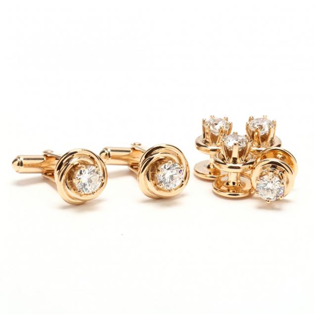 14kt-gold-and-diamond-dress-set