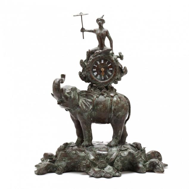 a-maitland-smith-chinoiserie-bronze-mantel-clock