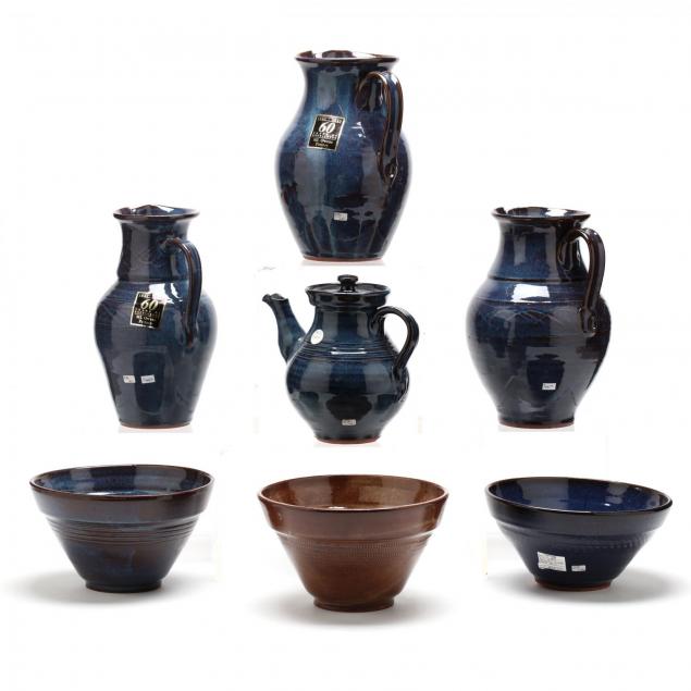 nc-pottery-group-of-m-l-owens-tableware