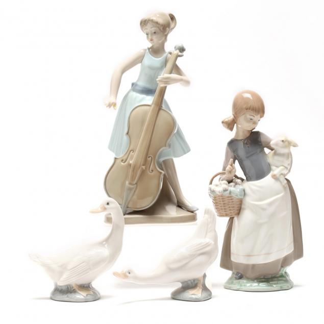 four-porcelain-figures