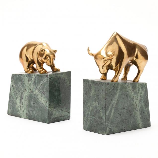 a-pair-of-gilt-bronze-granite-bull-bear-bookends