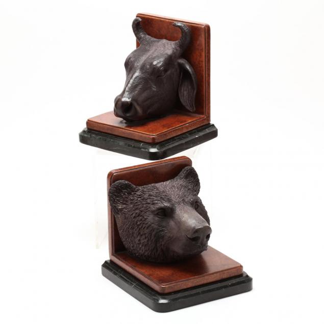 a-pair-of-maitland-smith-bull-bear-bookends