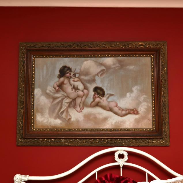 an-antique-english-school-painting-of-cupids