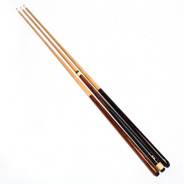 three-mcdermott-billiard-cues