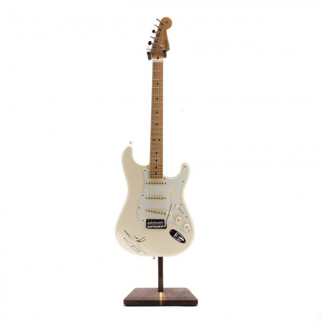 bruno-mars-signed-fender-stratocaster-guitar