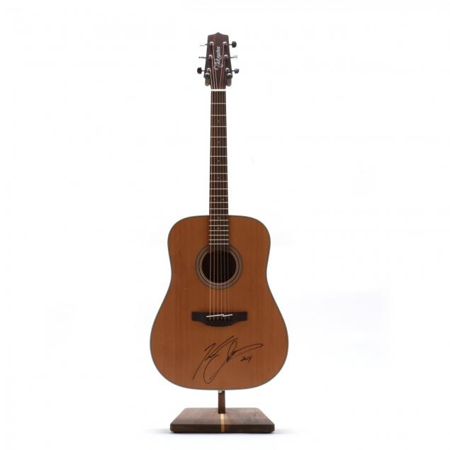 kenny-chesney-signed-acoustic-guitar