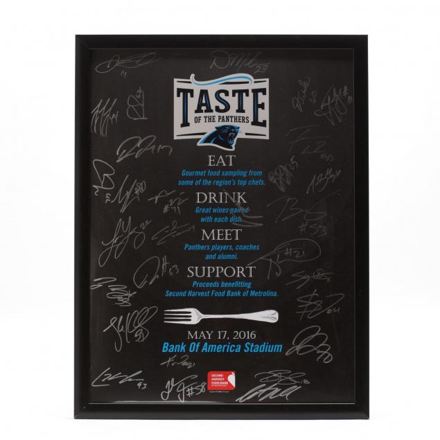 i-taste-of-the-panthers-i-player-signed-poster
