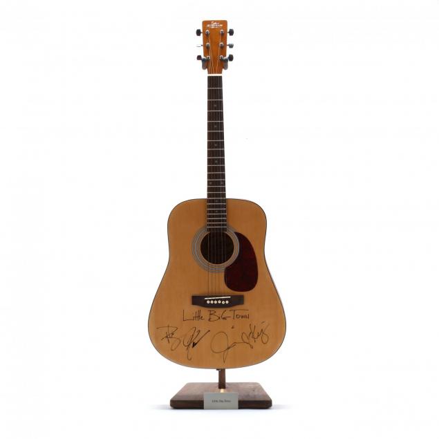 little-big-town-signed-acoustic-guitar