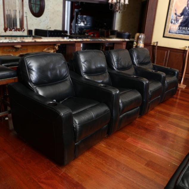 set-of-four-contemporary-black-leather-home-theater-chairs