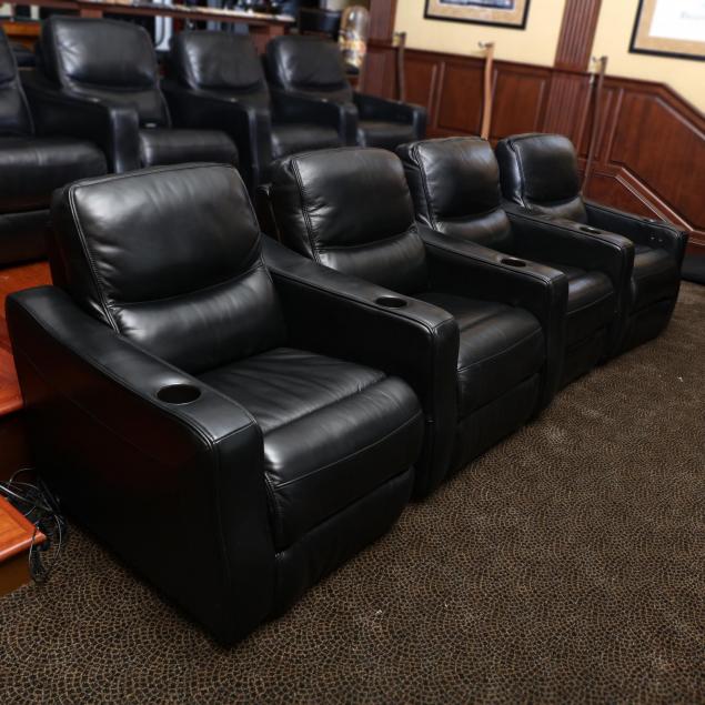 set-of-four-contemporary-black-leather-home-theater-chairs