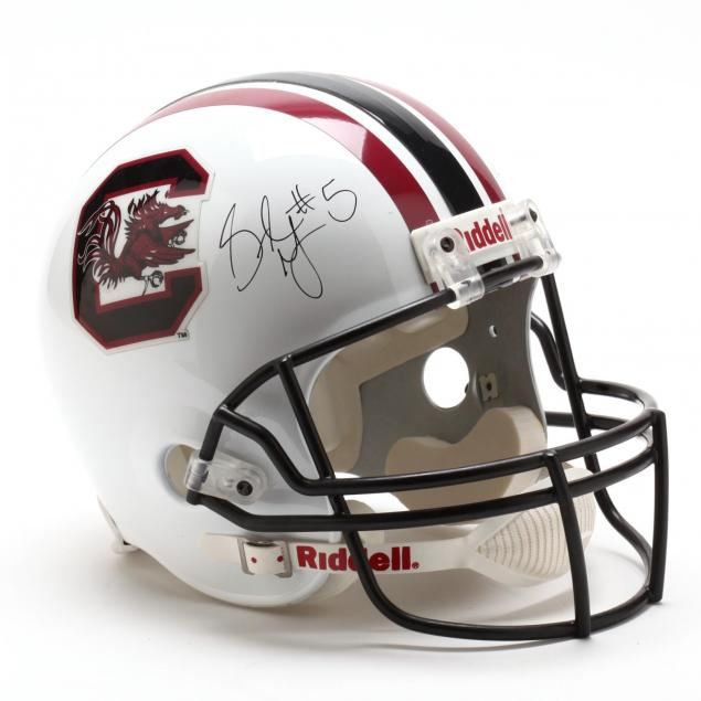 university-of-south-carolina-signed-football-helmet