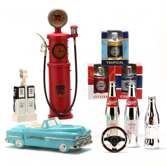 group-of-automobilia-and-collectibles