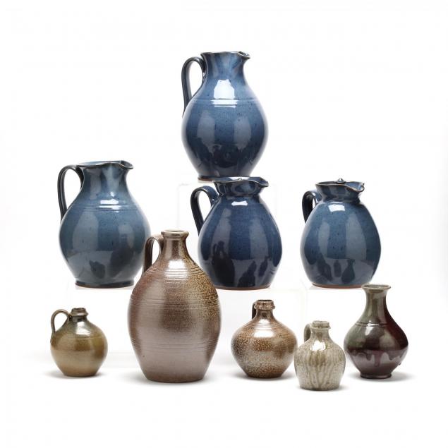 an-assortment-of-jugtown-pottery