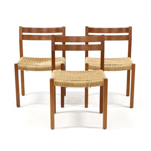 niels-moller-set-of-three-teak-chairs