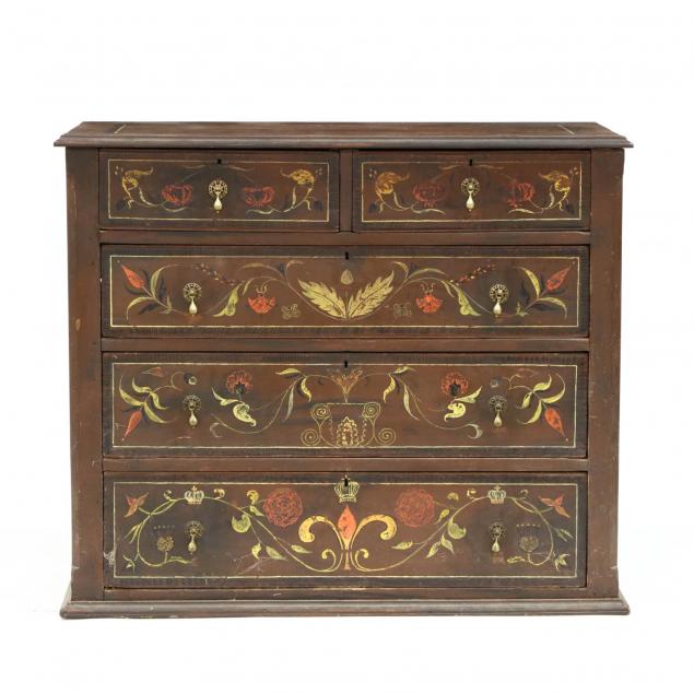 southern-paint-decorated-chest-of-drawers