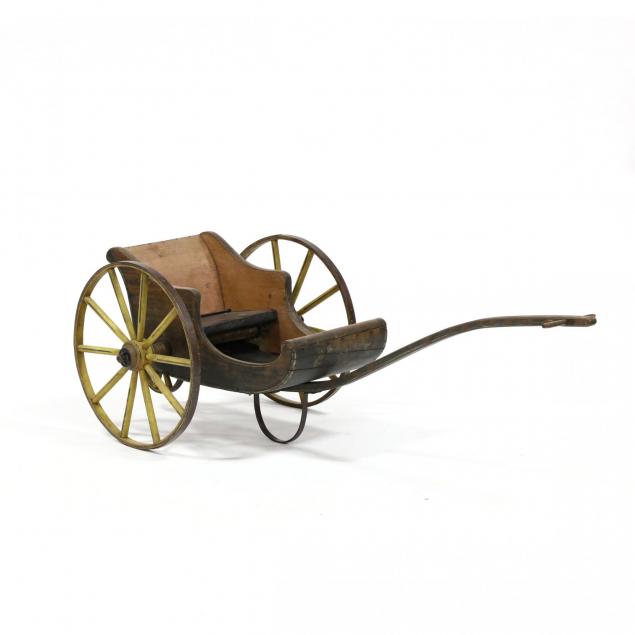 antique-pennsylvania-paint-decorated-goat-cart