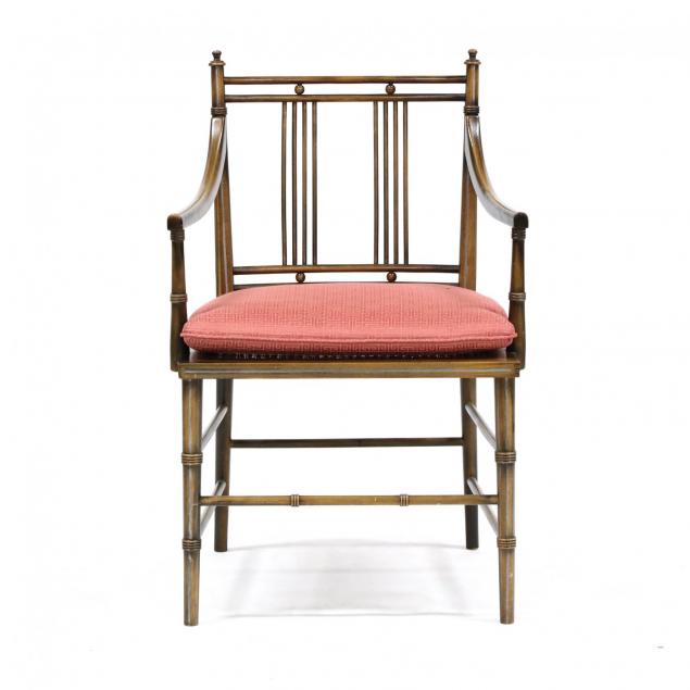 regency-style-paint-decorated-arm-chair