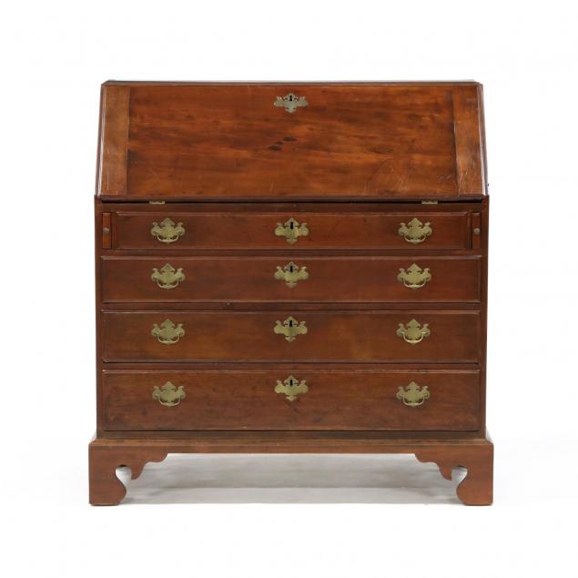 american-chippendale-cherry-slant-front-desk