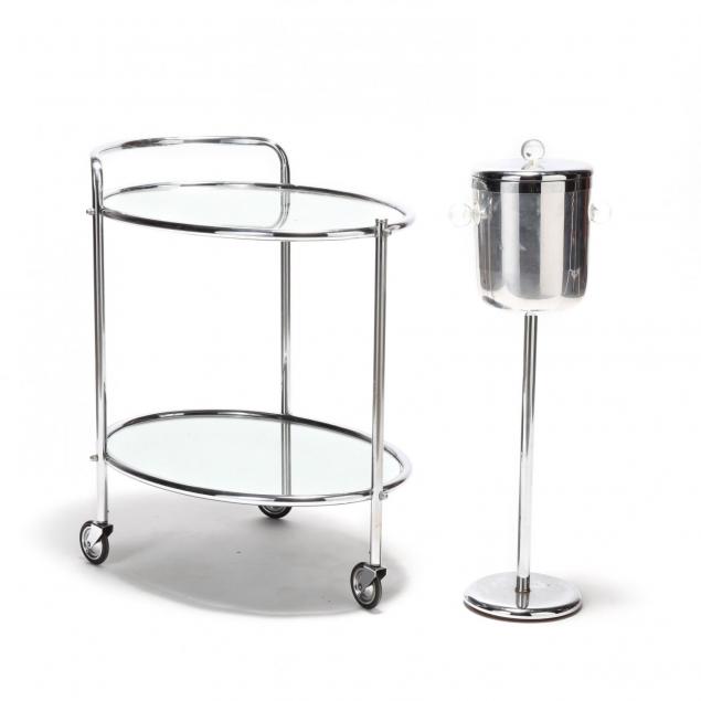 modernist-bar-cart-and-ice-bucket