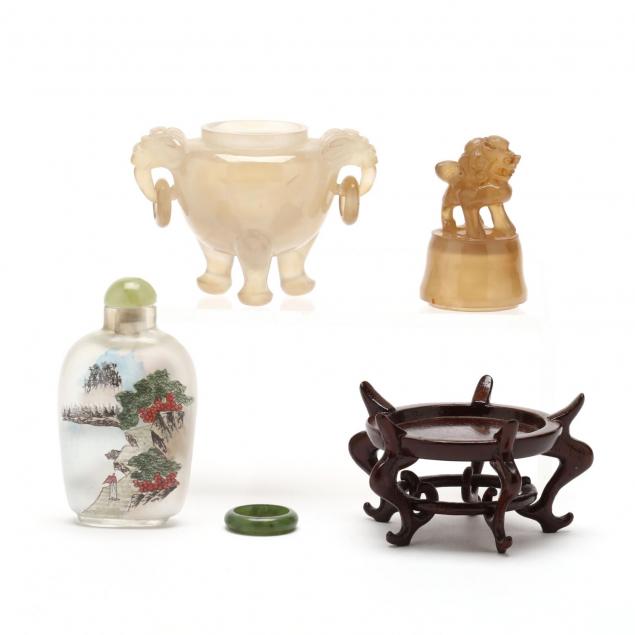 a-group-of-small-chinese-hard-stone-and-jade-items